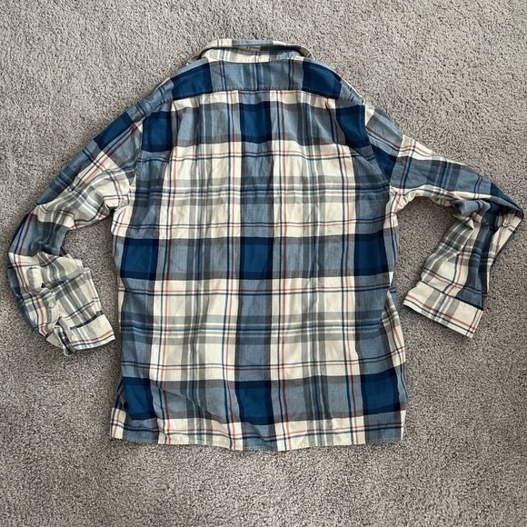 J Crew Fit Half Button Up Plaid Flannel Men's X Large NWT - Picture 3 of 4